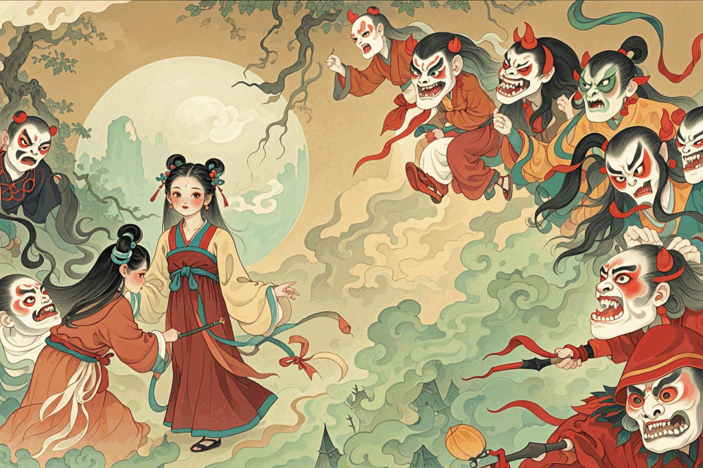 月季花下的千年诅咒：翩翩公子与神秘仙子的惊悚邂逅