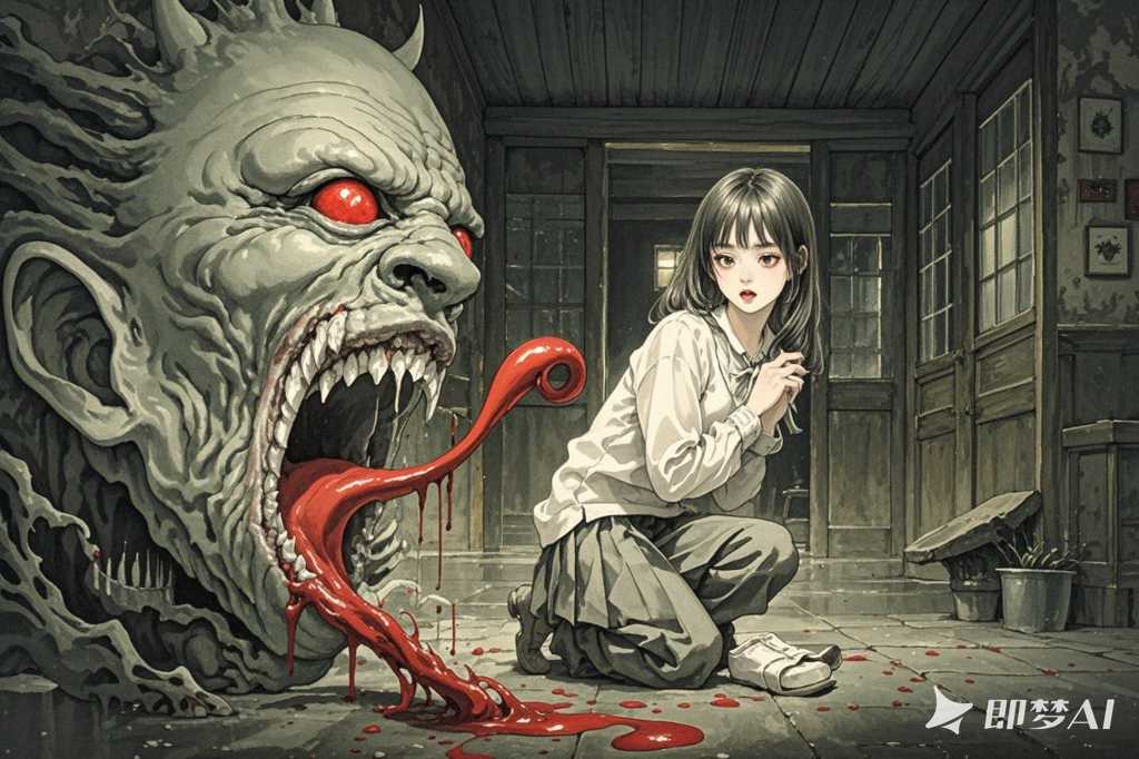 午夜里飘忽的白色幽灵