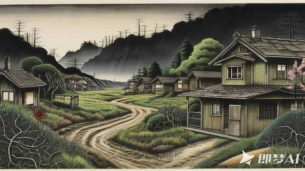 雨夜鬼屋,五人同屋的惊悚故事