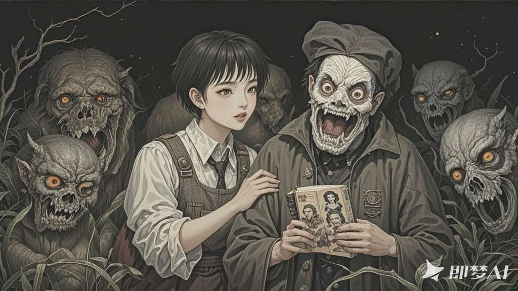 深夜白影惊魂：水泥厂前诡异的孝子鬼影