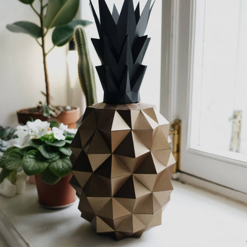 图片[2]-“亲子手工课堂：巧手制作纸艺凤梨”-大博士