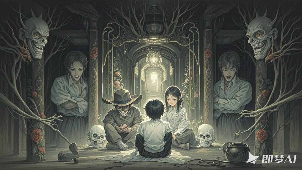子夜舞影，生死契约，腿影交错之谜