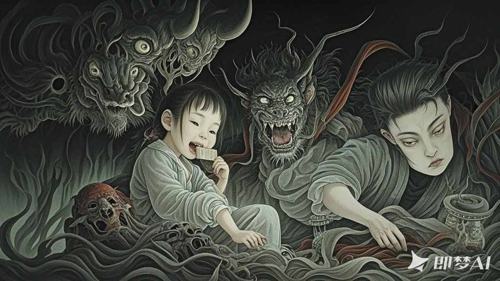 深夜胡同遇鬼：赌约背后的阴森夜晚