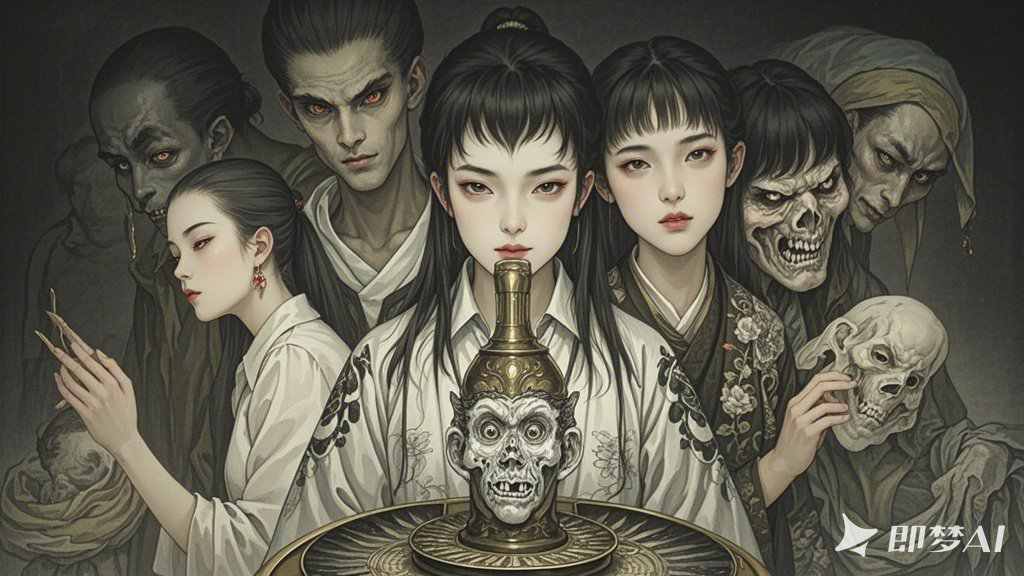 神秘僧人论善恶，空中土变奇形怪状，消失无踪