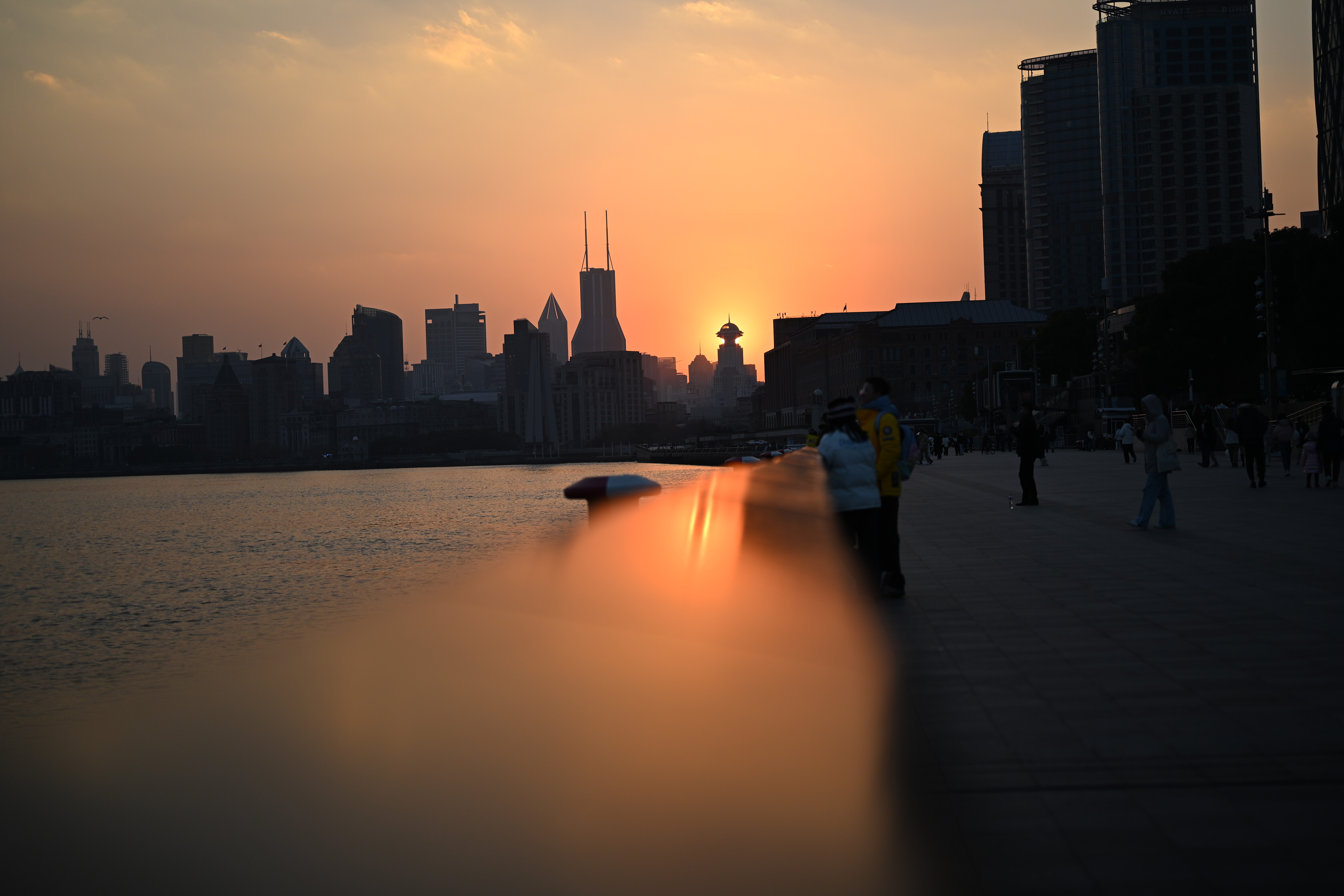 北外滩夕阳