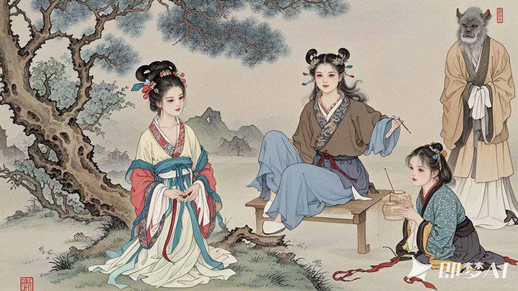 泰山惊魂夜：穷樵夫的神秘蛇仙救妻记