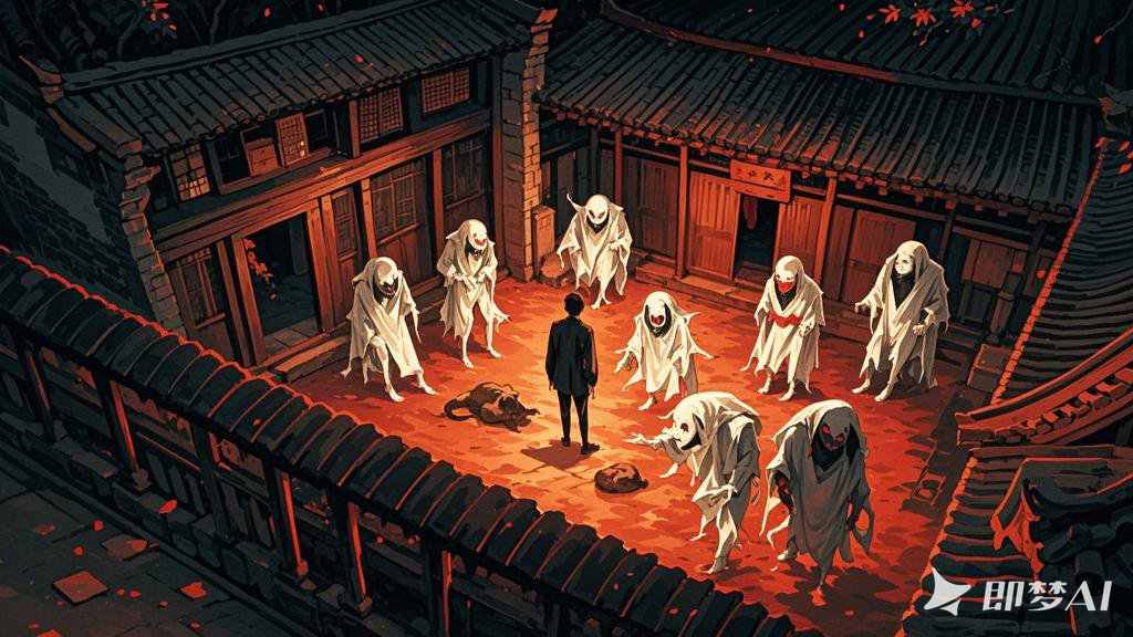 老邓老屋夜怪声，出殡队伍频出现，惊悚真相令人毛骨悚然