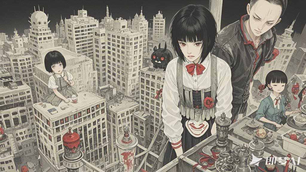 黑猫复仇后爱上人类女孩，却因爱生恨，最终陷入爱恨纠葛的悲剧故事