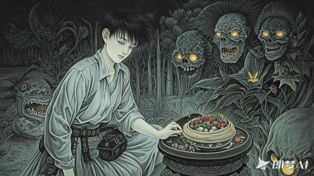 寒夜包子铺惊魂夜，小毛头误闯恐怖食肆