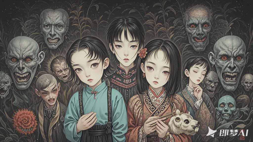 深夜旧厕所镜中血影，胆大的男生遭遇恐怖诅咒
