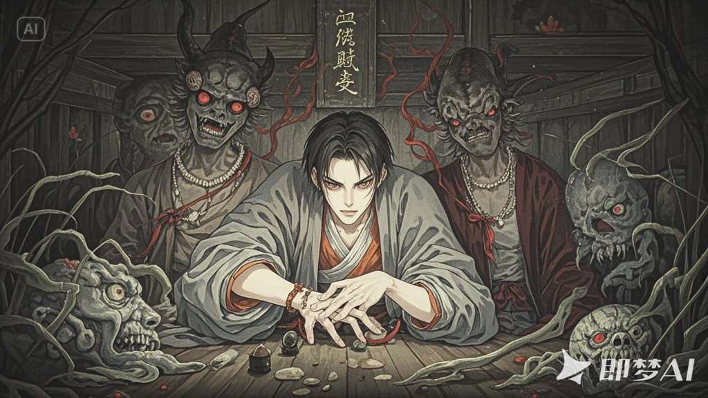 山炮带娃采山惊魂：孩子目睹树上有童影，老者摔死山涧(图1)