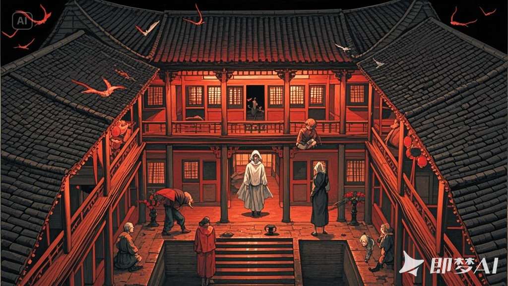 邪神附体老太太疯抢法器，老屋阴森恐怖吓坏亲戚(图1)