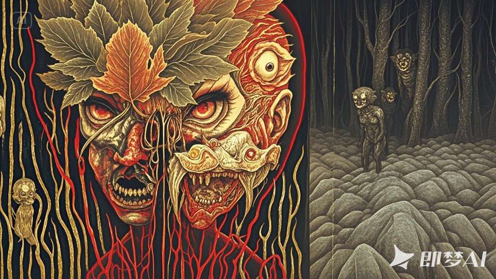 屠夫救牛反遭祸，牛魂撞树显灵验