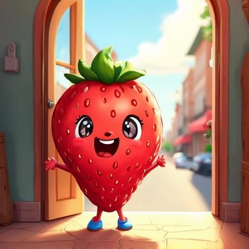 بيري متحمسة للذهاب إلى حديقة المدينة.