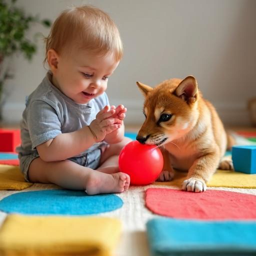 Игра с цветами и звуками.