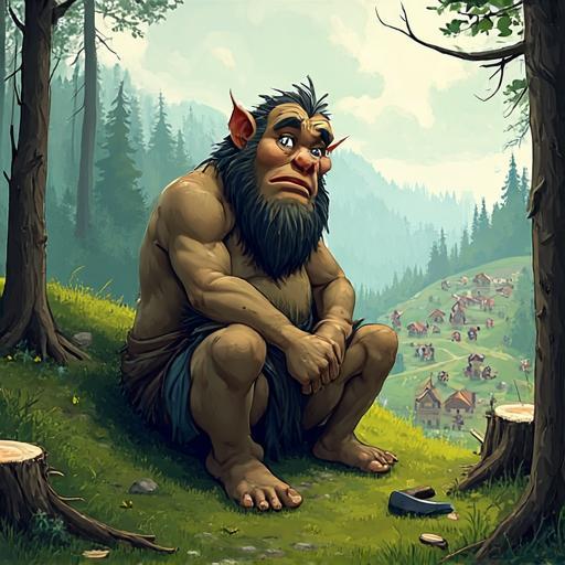 Gnorm struggles to find his purpose among traditional giant jobs.