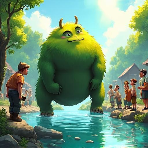 Gnorm discovers an unexpected problem that only his strength can solve.