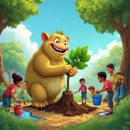 Gnorm makes a responsible choice, finding his true calling in helping others and nature.
