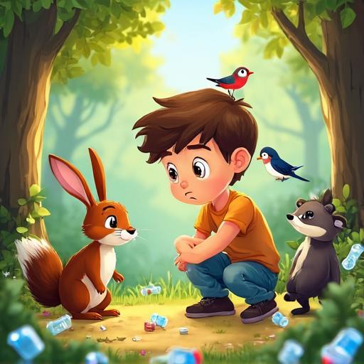 يكتشف ليو، حارس الحيوانات، أن مسار سباق التتابع في الغابة مليء بالقمامة الخطرة، مما يهدد زملائه في الفريق من الحيوانات.
