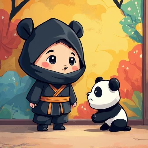 Ensuite, Kiko essaie d'être peintre et utilise sa furtivité de ninja pour peindre, mais il se camoufle accidentellement dans sa peinture.