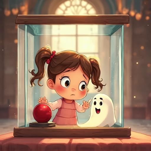 Lily visite le musée et veut aussi jouer avec la balle, tout comme Pip.